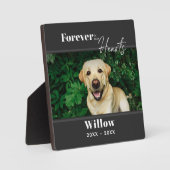 Plaque Photo Pet Photo Custom Memorial Keepsake  (Recto)