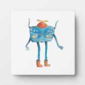 Plaque Photo Petit Alien Pi (Devant)