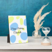 PLAQUE PHOTO PETIT ANNIVERSAIRE DE CUTIE (Côté)