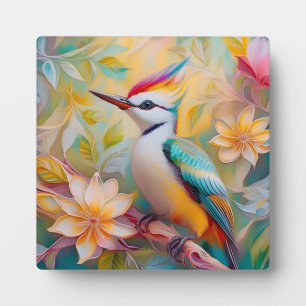 Plaque Photo Petit arc-en-ciel Pic Imaginaire Oiseau