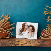 Plaque Photo Petit Coeur Soeur Script Cadeau Pour Soeurs Photo (Côté)