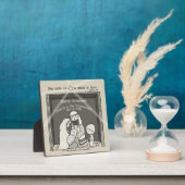 Plaque Photo Petit garçon à Noël Manger-Joyeux (Insitu)