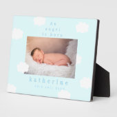 Plaque Photo Petit Nuage Bleu Pastel (Côté)
