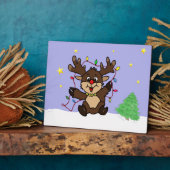 Plaque Photo Petit renne (Côté)