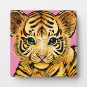 PLAQUE PHOTO PETIT TIGER (Devant)
