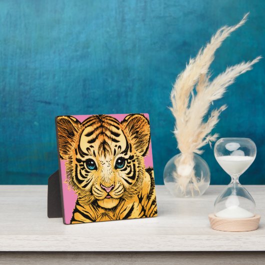 PLAQUE PHOTO PETIT TIGER (Insitu)