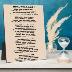 Plaque Photo PETIT WILLIE POEM Partie 1