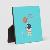 Plaque Photo Petite aventure Spaceman. (Recto)