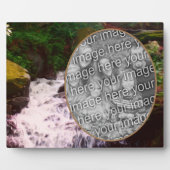 Plaque Photo Petite Cascade Woodland Peinture Ajouter Votre Pho (Devant)