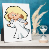 PLAQUE PHOTO PETITE FILLE ANGEL (Côté)