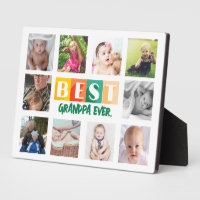 Petits-Enfants Photo Collage Meilleur Grand-Père E