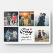 Plaque Photo Petits-enfants Photo Collage Meilleure grand-mère  (Devant)