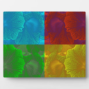 Plaque Photo Petunia Pop