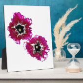 Plaque Photo Petunias d'été (Côté)