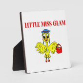 PLAQUE PHOTO PEU DE GLAM MISS (Recto)