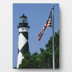 Plaque Photo Phare de Cape Lookout avec vieille gloire