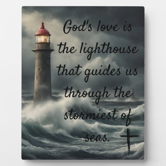 Plaque Photo Phare de Foi (Devant)