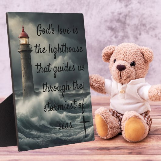 Plaque Photo Phare de Foi