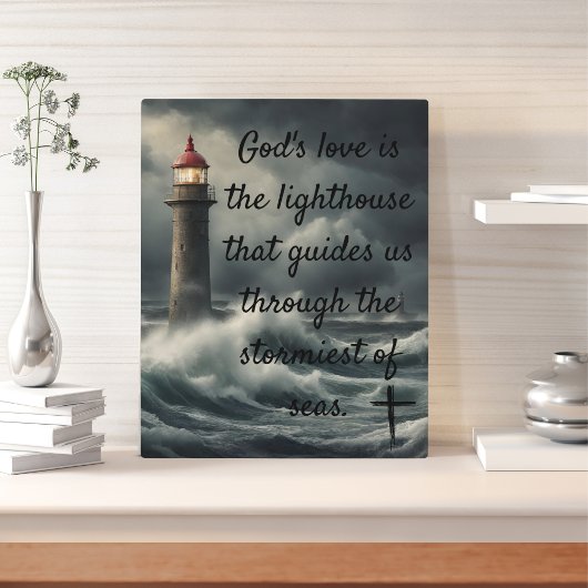 Plaque Photo Phare de Foi