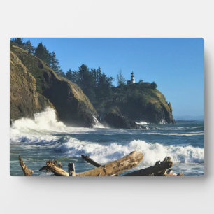 Plaque Photo Phare du Cap Disappointment, Washington