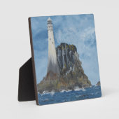 Plaque Photo Phare Fastnet, Irlande, mer d'Irlande, (Recto)