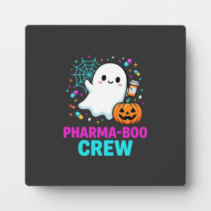Plaque Photo Pharmacien Halloween Pharma-Boo Crew Conception de