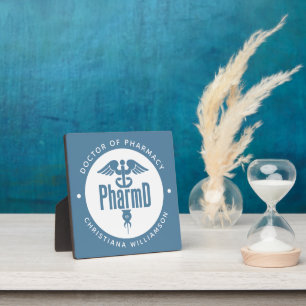 Plaque Photo PharmD Docteur en pharmacie Pharmacy Graduation Ph