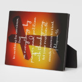 Plaque Photo Philippians 4:6 (Côté)