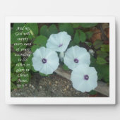 Plaque Photo Philippiens 4:19 (Devant)