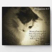 Plaque Photo Philippiens 4:7 (Devant)