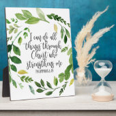 Plaque Photo Philippiens Bible Scripture verse Inspiration (Côté)