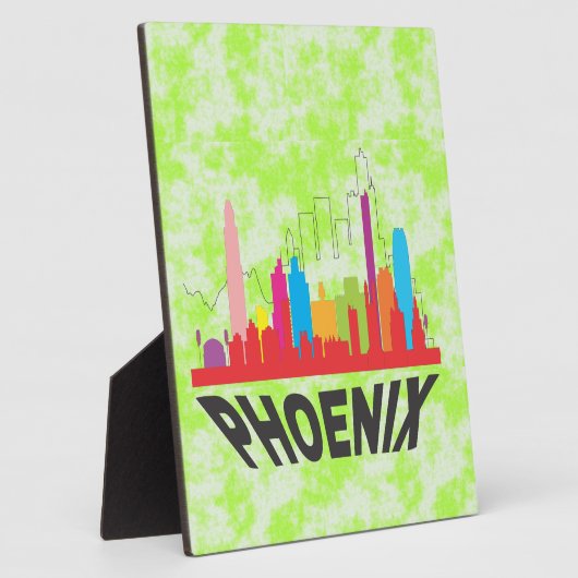 Plaque Photo Phoenix (Côté)