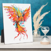 Plaque Photo phoenix (Côté)