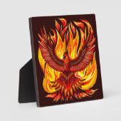 Plaque Photo Phoenix mythologique immortelle Créature (Recto)