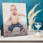 Plaque Photo Photo Anniversaire Cadre Easel Retour Photo sans c<br><div class="desc">La plaque de tablette avec chevalet intégré présente votre photo préférée et tout texte placé directement sur le panneau du carton pour une image incroyablement nette avec une surface nettoyée facile à essuyer. Idéal comme cadeau ou pour afficher votre photo préférée chez vous. CONSEIL : Si vous utilisez une plaque...</div>