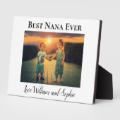 Plaque Photo Photo Best Nana Ever (Côté)