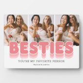 Plaque Photo Photo Besties Friendship (Devant)