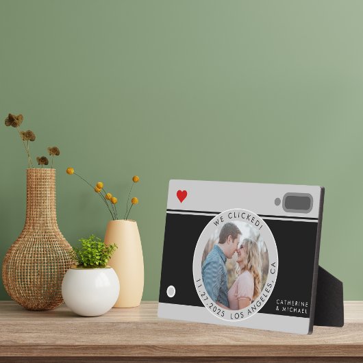 Plaque Photo Photo Black Camera Mariage Anniversaire Unique