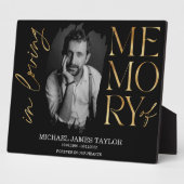 Plaque Photo Photo Calligraphie Moderne Dans Love Mémoire Keeps (Côté)