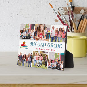 Plaque Photo Photo Collage Enfants de l'école Garder l'année