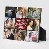 Plaque Photo Photo Collage Heureuse Sainte-Valentin (Côté)