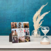 Plaque Photo Photo Collage ''I Love You'' Saint-Valentin (Insitu)