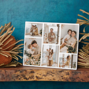 Plaque Photo Photo Collage Idées De Cadeaux Créer 6 Photos