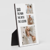 Plaque Photo Photo Collage moderne | Cadeau papa (Côté)