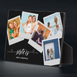 Plaque Photo Photo Collage Soeurs Cute Cadeau Personnalisé<br><div class="desc">Photo Collage Soeurs Cute Cadeau Personnalisé</div>