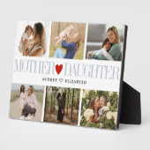 Plaque Photo Photo Collage Texture mère fille (Côté)