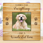 Plaque Photo Photo commémorative de la perte de l'animal de com