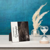 Plaque Photo Photo commémorative du cheval Equine (Insitu)