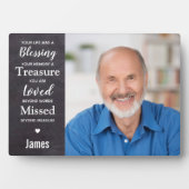 Plaque Photo Photo commémorative personnalisée de conservation  (Devant)