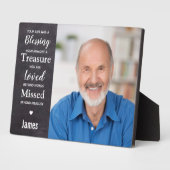 Plaque Photo Photo commémorative personnalisée de conservation  (Côté)